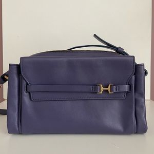 Halston purple crossbody